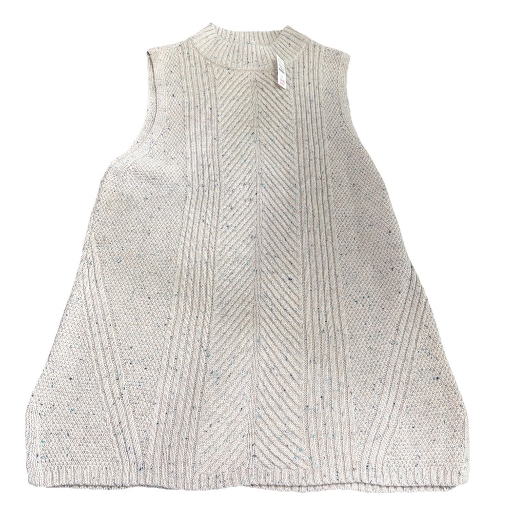 Talbots XL Womens Sweater Dress NWT Knit Dress Cream Beautiful & Soft